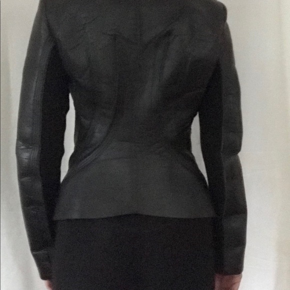 Rick Owens biker leather jacket - Picture 7 of 8